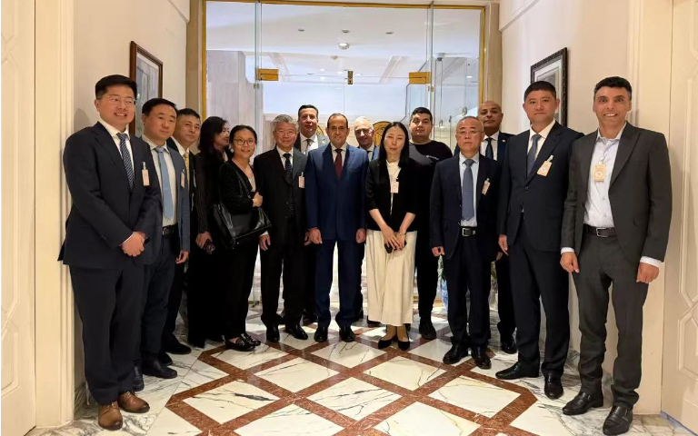 乐动_乐动（中国）董事长朱康建随复旦大学代表团访问埃及